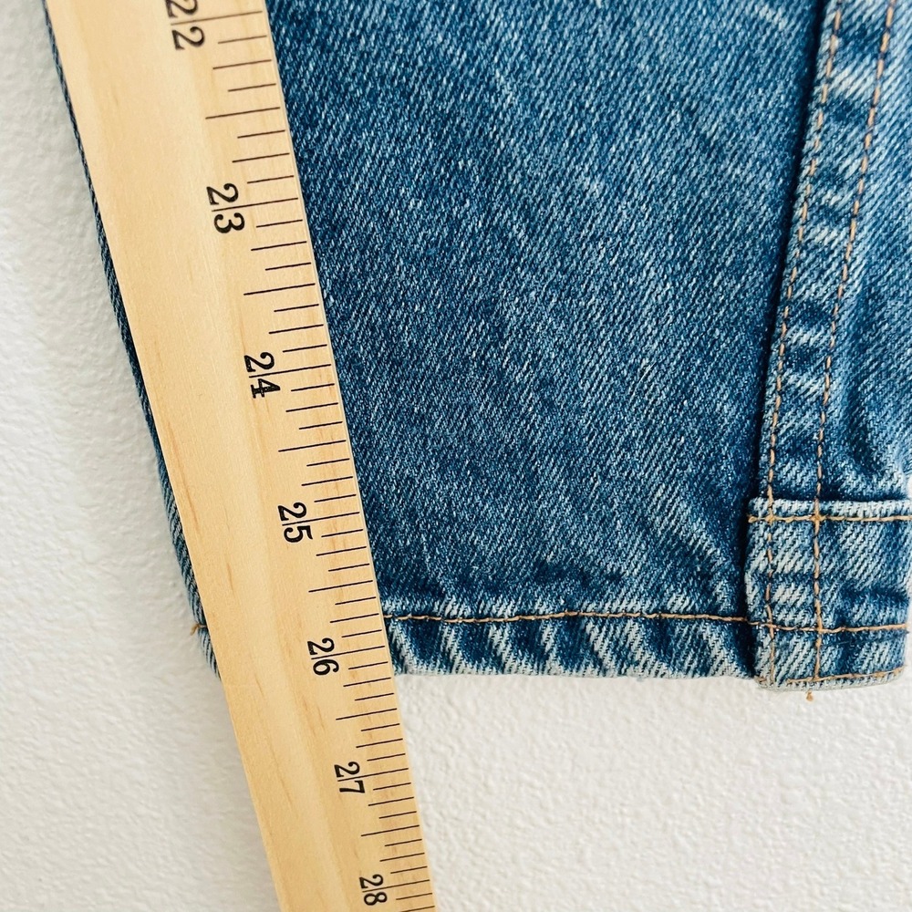 Vtg 80s 90s I.O.U Patchwork High Waist Tapered Denim Jeans Unique Womens 5/6 EUC - Picture 9 of 10
